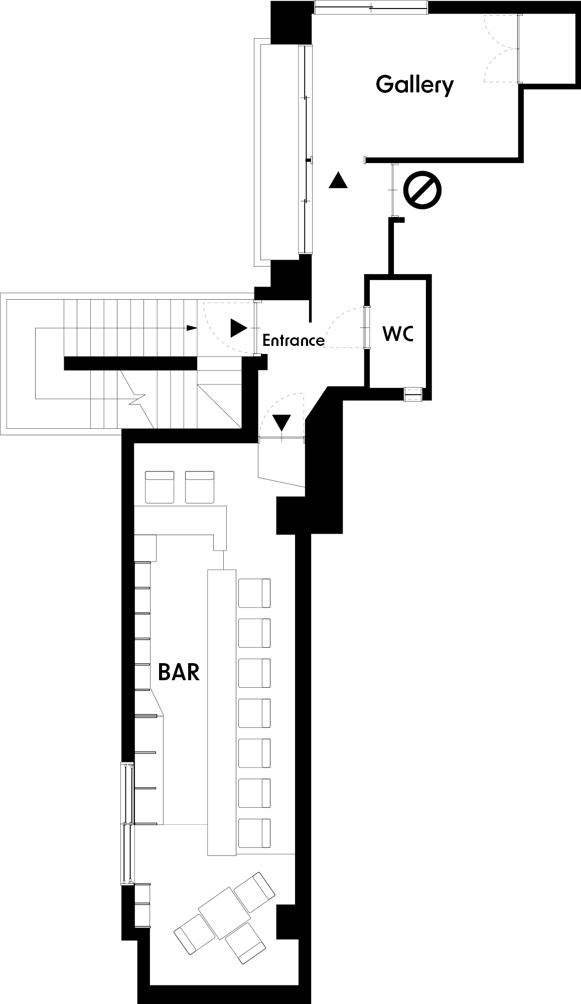店内の間取り全体図